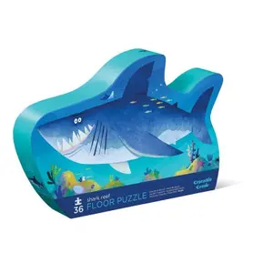 Maxi 36-piece puzzle Crocodile Creek Le récif des requins image-0