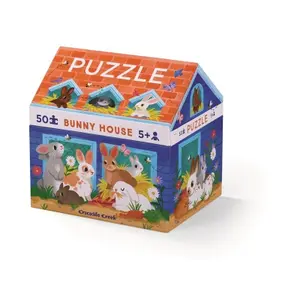 50 piece puzzle Crocodile Creek La Maison Des Lapins image-0