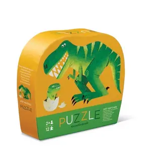 Mini 12-piece puzzle Crocodile Creek Bébé Dinosaure image-0