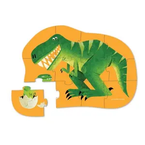 Mini 12-piece puzzle Crocodile Creek Bébé Dinosaure image-1