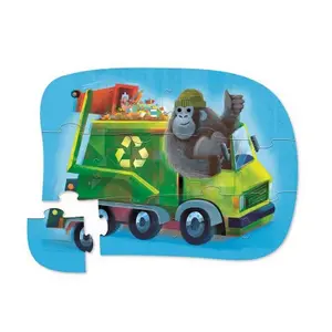 Mini 12-piece puzzle Crocodile Creek Go Le Gorille image-1