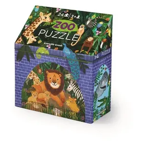 24-piece puzzle Crocodile Creek Le Zoo image-0