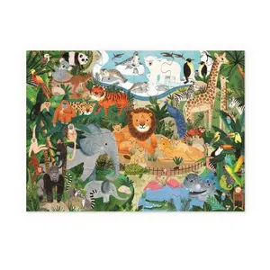 24-piece puzzle Crocodile Creek Le Zoo image-1