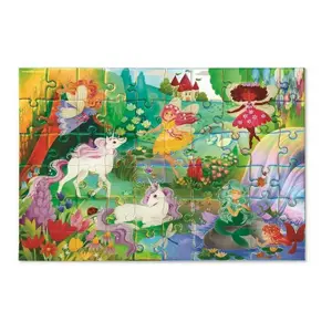60-piece holographic puzzle Crocodile Creek Amis Magiques image-1