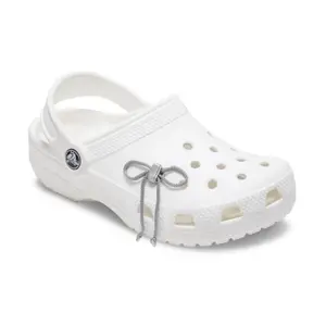 Jibbitz Crocs Long Strand Silver Bow image-2