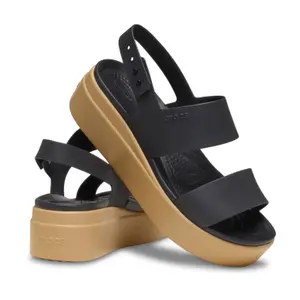 Sandalias de cuña para mujer Crocs Brooklyn Low Wedge image-1