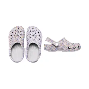Μπαλαρίνες με μεγάλα γκλίτερ για μωρά Crocs Classic K image-0