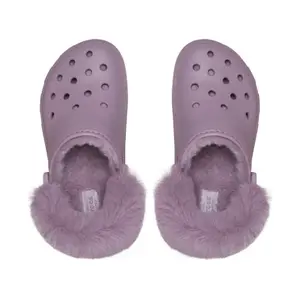 Saboty dívka Crocs Classic Platform Fuzz Lined image-1