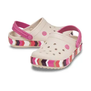 Sabots enfant Crocs Crocband Chevron image-2