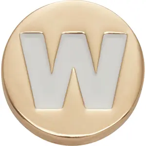 Jibbitz Crocs Gold Letter W image-0