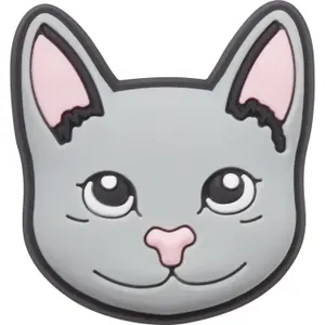 Jibbitz Crocs Grey Cat image-0