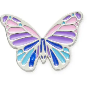 Jibbitz Crocs Multi Purple Butterfly image-0