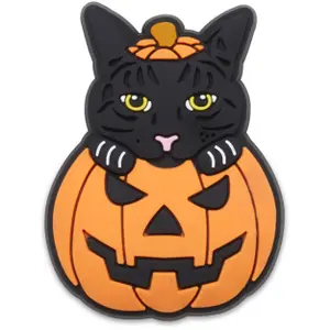 Jibbitz Crocs Halloween Kitty image-0
