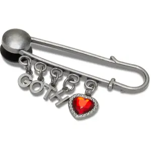 Jibbitz Crocs Goth Safety Pin image-1