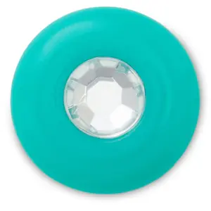 Jibbitz Crocs Acrylic Turquoise Gem image-0