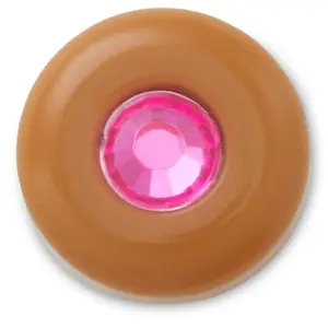 Jibbitz Crocs Acrylic Brown Gem image-0