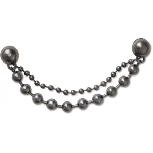 Jibbitz Crocs Double Black Gem Chain image-0