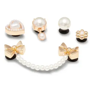 Jibbitz Crocs Pearly Gold (x5) image-1