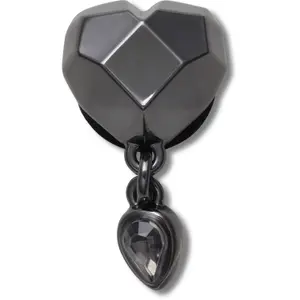 Jibbitz Crocs Punk Gunmetal Heart