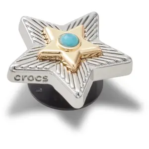 Jibbitz Crocs Silver Turquoise Star image-1