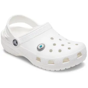 Jibbitz Crocs Silver Turquoise Emblem image-2