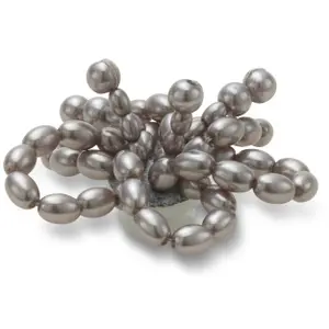 Jibbitz Crocs Grey Pearl Beaded Daisy image-1