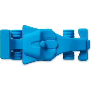 Dekofigur Crocs 3D Blue Race Car image-0