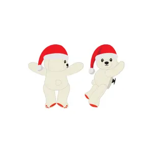Jibbitz Crocs Huggitz Holiday Bear image-0