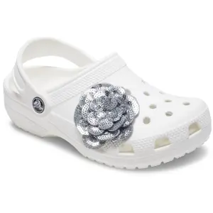 Jibbitz Crocs Silver Sequin Flower image-2
