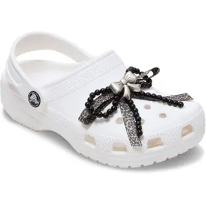 Jibbitz Crocs Silver and Black Mix Bow image-2