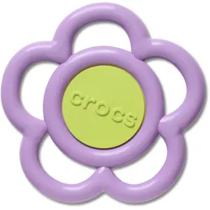 Jibbitz Crocs Mega Purple and Green Flower image-0