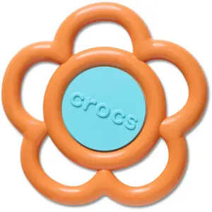 Jibbitz Crocs Mega Orange and Blue Flower image-0
