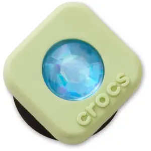 Jibbitz Crocs Green PVC Square SMT Gem image-0