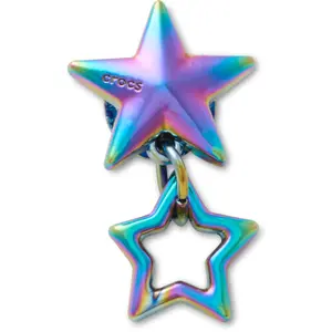 Jibbitz Crocs Iridescent Double Star image-0