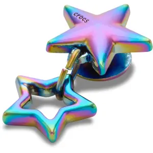 Jibbitz Crocs Iridescent Double Star image-1