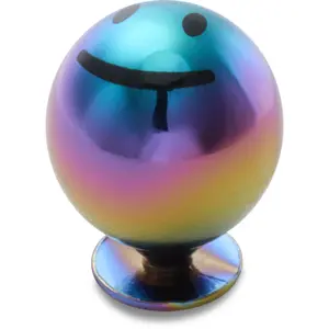 Jibbitz Crocs Iridescent Smile Face image-1