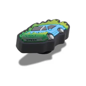 Jibbitz Crocs Lights Up Fire Race Car image-1
