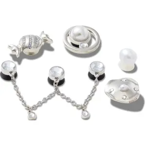 Jibbitz Crocs Silver and Pearl image-1