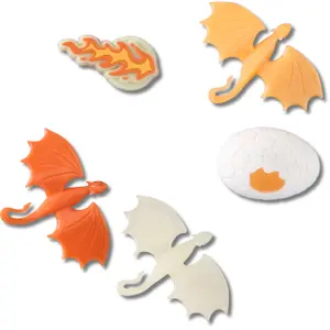 Jibbitz Crocs Glow In The Dark Dragon (x5) image-0