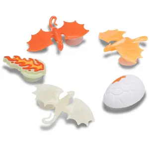 Jibbitz Crocs Glow In The Dark Dragon (x5) image-1