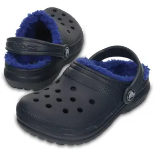 Crocs enfant classic fuzz lined clog image-1