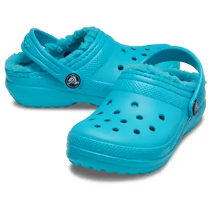 Crocs enfant classic fuzz lined clog image-1