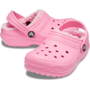 Crocs enfant classic fuzz lined clog image-1