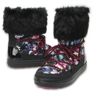 Bottes de neige femme Crocs lodgepoint graphic lace image-2