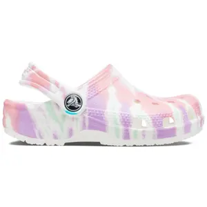 Crocs enfant classic tie dye graphic clog image-0