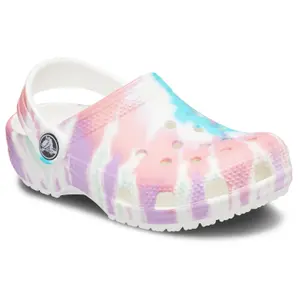 Crocs enfant classic tie dye graphic clog image-4