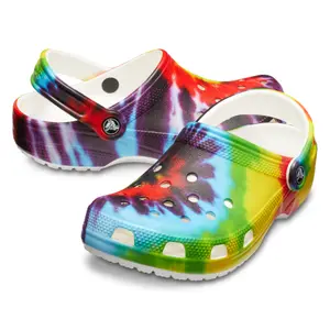 Crocs classic tie dye graphic clog image-1