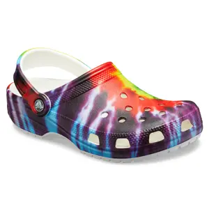 Crocs classic tie dye graphic clog image-4