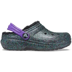 Crocs enfant classic glitter lined clog image-0