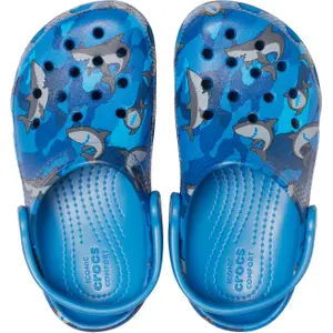 Crocs enfant classic shark clog image-3